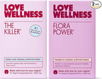 Love Wellness The Killer & Flora Power | Vaginal Suppository Duo with Boric Acid, Probiotics & Vitamin C | Supports pH Balance, Odor Control & Feminine Health | Fragrance-Free, Non-GMO & Paraben Free