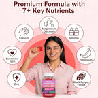 Magnesium Glycinate Gummies 600mg High Absorption - Premium Magnesium Supplement with L-Threonate, Vitamin D3, B6, Potassium for Calm Support - Sugar Free - Perfect for Adults - 120 Count