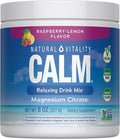 NATURAL VITALITY Raspberry Lemon Calm Magnesium Drink Mix, 8 OZ