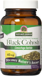 Nature's Answer Black Cohosh Root Vegetarian Capsules, 60-Count