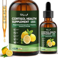 Cortisol Supplements for Women & Men, 15-in-1 Cortisol Detox & Reducer - Adrenal Balance, Relaxation, Sleep & Focus, with Magnesium, Ashwagandha, L-Theanine, Vitamin C, D3 & B6, 2 Fl Oz