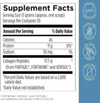 Designs for Health Whole Body Collagen Powder - Hydrolyzed Collagen Peptides Powder for Healthy Skin & Hair, Joint + Bone Health - Fortigel & Verisol Collagen, Unflavored (30 Servings)