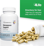 4Life - BioGenistein Ultra - Menopause Support Formula - Soy Isoflavones, Black Cohosh & Chaste Tree with Quercetin & Turmeric - 60 Veggie Capsules