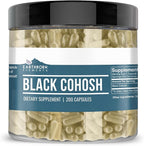 Earthborn Elements Black Cohosh 200 Capsules, Pure & Undiluted, No Additives