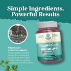 Sugar-Free Extra Strength Calm Magnesium Gummies for Adults - Relaxing Magnesium Citrate Gummies with Elemental Mag - Sleep Aid Soft Chews Raspberry Flavored - Body & Mind Relaxation - 60 Count