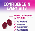 Nature's Nutrition Probiotics for Women Gummies with Cranberry - 6 Premium Strains for PH Balance, Digestive Health, Vaginal & Immune Support, Women's Probiotic Gummy for Feminine Health - 60 Gummies
