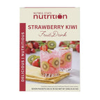 Nutmeg State Nutrition - High Protein Diet Fruit Drink - 15g Protein - Low Calorie - Low Carb - Low Sugar - Fat Free, 7 Servings Per Box (Strawberry Kiwi)