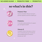 Lemme Fiber & Probiotic Gummies for Adults, Promotes Regularity & Digestive Health, No Sugar Added Strawberry Flavor, 4g Prebiotic Fiber & Clinically Studied Probiotic Strains, (60 Count)