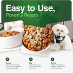 Human-Grade Superfood for Dogs, Premium Greens Powder Supplement for Dental Health, Longevity, Hip & Joint, Gut Health, Allergies, Immune Support, Skin & Coat - Peanut Butter - 3.5 oz