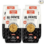 Al Dente Protein Pasta Fusilli – 30g High Protein in 3.5oz Serving, Lower Carb, High Fiber. Artisanal Flavor: Cage-Free Eggs & Semolina. (Previously Carba-Nada, Packaging May Vary). 12oz Bags (Pack of 4)