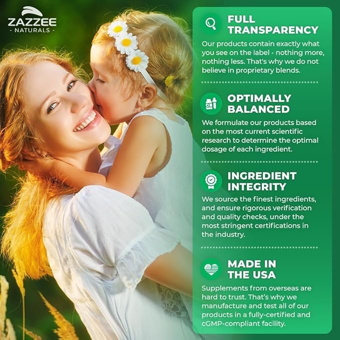 Zazzee Myo-Inositol Powder, 3 Month Supply, 92 Servings, 2000 mg per Serving, Free Scoop for Exact Dosage, 6.49 Ounces, Certified Kosher, 100% Pure, Fertility & Reproductive Support, Made in the USA