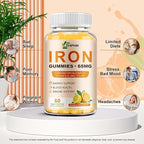 Iron Supplement Gummies, 65mg Iron and 250mg Vitamin C for Women Men Kids, Natural Vegan with Vitamin A, B-Complex, Biotin, Zinc & Folate Energy Support & Immune Health, 60 Count