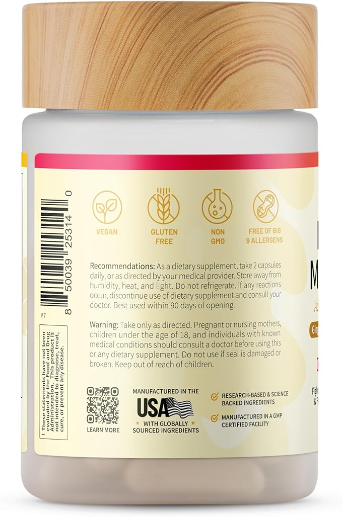 Snap Supplements Energy & Metabolism Herbal Complex for Fatigue, Stress Relief, Energy Booster & Better Mood, Energy Pills for Women & Men, 60 Capsules (30 Servings, 1 Month Supply)