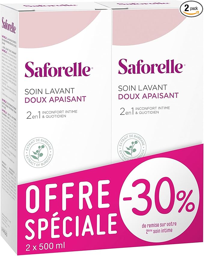 Saforelle Gentle Cleansing Care 2X500ml