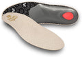 Pedag Viva | Leather Arch Support Inserts | Handmade in Germany | Plantar Fasciitis Relief | Heel Cushion | Activated Charcoal for Odor | Metatarsal Pad | Tan | Women US 12/ Men 9/ EU 42