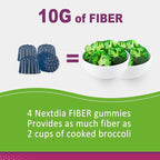 Fiber Gummies for Adults, Sugar Free 10g Prebiotic Fiber Supplement with Digestive Enzymes, Probiotics & 100mg Betaine for Digestive & Gut Health and Regulate Bowel Movement, Vegan, Gelatin Free, 60ct