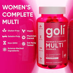 Goli Stress Less, Glow More, Digest Better Bundle - World's First 3-in-1 Pre, Post, Probiotic, Women's Complete Multi All 13 Essential Vitamins, Ashwagandha & Vitamin D Gummies, Vegan
