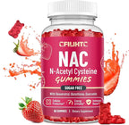 CFILIHTC NAC Gummies 600mg, N Acetyl Cysteine Supplement with Glutathione, Resveratrol, Magnesium, CoQ10, NAC Chewable for Antioxidants & Immune Support, Strawberry Flavor 60 Gummies