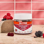 Bulletproof Sugar-Free Raspberry Elderberry Immune Gummies, 60 Count, Keto Supplement for Immune Support
