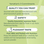 山本漢方製薬株式会社 YAMAKAN Green Juice with Barley Grass Powder, Super Greens Powder Rich in Daily Nutrients, Minerals, Vitamins & Plant-Based Protein for Women & Men from Japan, Non GMO 7 Count
