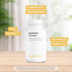 Supersmart - InflaRelief Formula (Perluxan) - Powerful Blend Curcumin C3, 5 Loxin, Bioperine - Enhanced Formulation | Non-GMO & Gluten Free - 180 Vegetarian Capsules