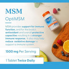 Doctor's Best MSM Supplement 1500mg for Men & Women - Supports Hair, Skin, Nails, Joint Health, & Mobility, Delivers Beneficial Sulfur with OptiMSM, Gluten Free, Non GMO, Vegan - 120 Tablets