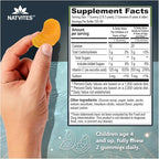 Kids Vitamin C Gummies – 120 Count of Tasty Immune Support Supplement for Kids, Toddlers, and Teens. Vitamin C Gummy Orange Flavored, Non-GMO, Gluten-Free, Vegan, Nut-Free, and Dairy-Free.