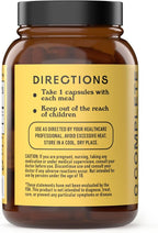 Complete Natural Products Digestive Enzyme Capsules, 550mg, 100ct | Plant-Based Formula, Organic Capsule Shell, Supports Digestive Balance & Nutrient Absorption