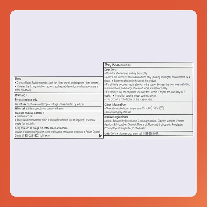 Rugby Clotrimazole Antifungal Cream 1% - Treatment Cream - Helps Provide Soothing Itchy Skin Relief - 0.5 Oz. (3 Pack)