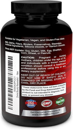 Resveratrol Supplement - 1400mg Extra Strength Formula with Grape Seed Extract and Green Tea Extract - 60 Veggie Capsules