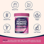 Doctor's Recipes Probiotics for Women, 100 Billion CFU 32 Strains, with Prebiotic, Enzymes & Cranberry, Shelf Stable, Delayed Release, 30 Caps