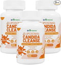 11-in-1 Candida Support Supplement, Antifungal Overgrowth, Intestinal Detox & Gut Health for Women & Men, Balance Probiotic, Natural Herbal Oregano & Caprylic Acid Softgels, 180 Count