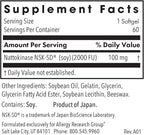 Allergy Research Group - Nattokinase Supplement NSK-SD 2000 FU, 100mg - Cardiovascular/Circulatory Health - 60 Softgels