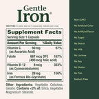 Nature's Bounty Gentle Iron 28 mg 90 Capsules