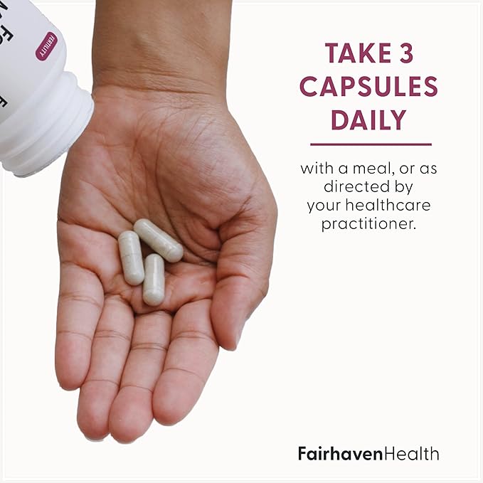 Fairhaven Health FertilAid for Women | Prenatal Vitamin Fertility Supplements for Women | Conception for Her with Vitex and Folate | Support Cycle Regularity and Ovulation* | 180 Capsules