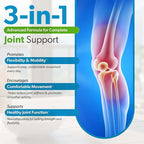 Glucosamine Sulfate KCL with Chondroitin & MSM - Joint Supplements for Women and Men - Glucosamine Chondroitin MSM Supplement - Supports Joint Health, Flexibility & Mobility – Made in USA,100 Capsules