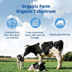 Bovine Colostrum Powder Supplements, 3000mg IgG, Grass-Fed Orgainc Freeze Dried Colostrum for Women & Men | Supports Gut Health, Hair Health, Immune Defense & Muscle Recovery, Unflavored, 50 Servings