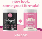 VITA-PCOS Myo-Inositol & D-Chiro Inositol Supplement for Women – 90 Day Supply Fertility Supplements for Women, PCOS Supplements, OvaSupport with 40:1 Ratio MyoInositol 2000mg & D-Chiro 50mg, 13.02oz