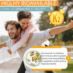 Quercetin 1,000mg, Vitamin C 1,000mg, Zinc 50mg, Vitamin D3 5,000iu, Selenium, Copper, Acerola, Ginger, Rutin, Bitter Orange, Rose Hips, Echinacea, Immune C Plus, 14 in 1 Immune C Plus (60 Count)