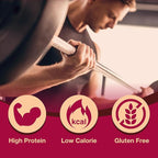 ProtiDIET Chocolate and Caramel Crispy Bites - Gluten free, Low Sugar, High Protein Healthy Snacks with Collagen for Adults to Support a Busy and Active Lifestyle - 7 Protein Bites Per Box