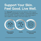 NeoCell Hyaluronic Acid with MSM 1000mg | 120 Capsules | Advanced Formula Supplement | Clinically Studied Ingredients