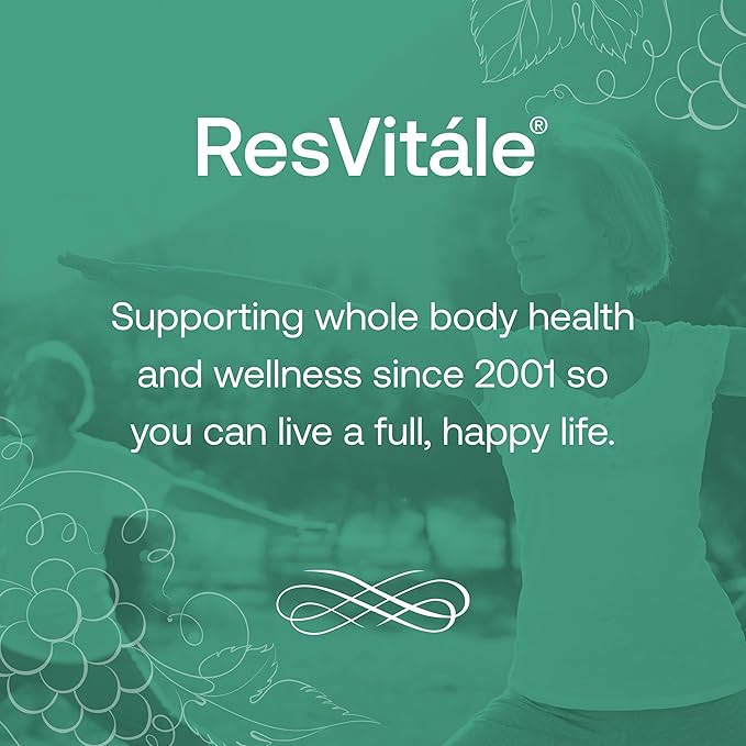 ResVitále Collagen Enhance - Beauty Supplement with Hyaluronic Acid & Resveratrol - 120 Capsules