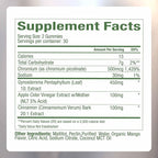 Plant People WonderBurn Metabolism & Cravings Control Gummies, Zero Sugar, Ripe Mango Flavor (60 Count)