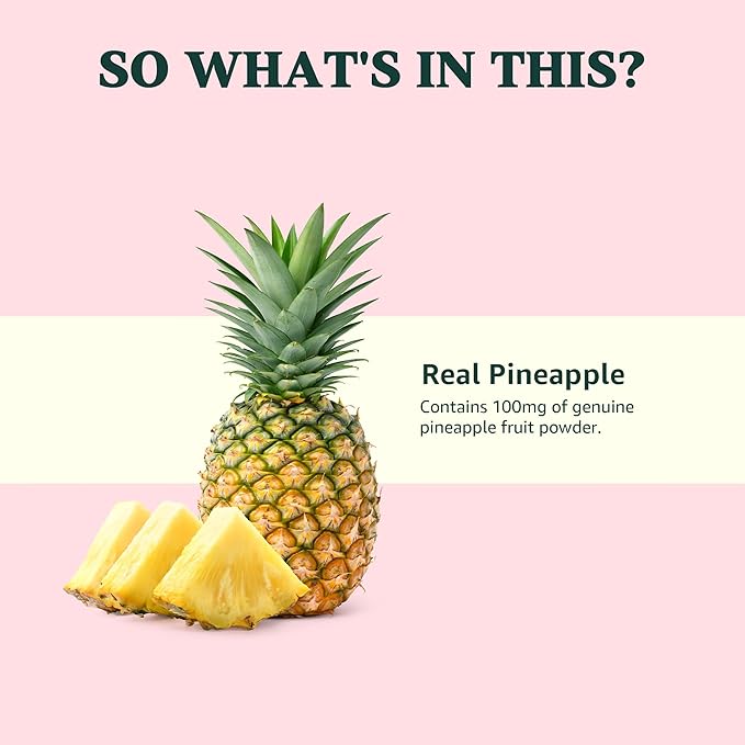 Pineapple Gummies for Women pH - Feminine Balance Gummies for Odor and Flora Health & Wellness, Probiotics Vaginal Gummy, Hawaiian Pineapple, Gluten-Free, Vegan (60 Counts - 30 Servings)