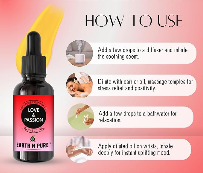 Earth N Pure Oil Blend for Love & Passion 50 ML