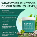 Revive Hair Gummies, Balmbare Revive Gummies for Hair, Promotes Thicker, Fuller, Stronger Hair, with Organic Irish Sea Moss, Pearl Powder Glow, Vitamin C/E, Aloe Vera, 60 Count (2)