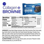 321glo Collagen Protein Brownie | Gluten Free, Low Sugar | Keto Snack for Women, Men, & Kids | 16g Protein, 6g Collagen | 12 Pack (12 Pack, Variety Pack)