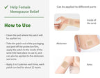 Menopause Relief Patches Therapy Patches Natural Hot Flash Patch for Sleeping Aid & Restful Nights-Relieves Hot Flashes, Dryness, Excessive Sweating-Menopause Support-Estrogen Free(24 Count)