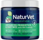 NaturVet – Advanced Probiotics & Enzymes - Plus Vet Strength PB6 Probiotic | Supports and Balances Pets with Sensitive Stomachs & Digestive Issues | for Dogs & Cats (8 oz)