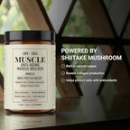 LifeCell Whey Protein – Anti-Aging Muscle Builder with Shiitake Mushroom, Collagen & Hyaluronic Acid – Vanilla, No Sugar Added, Soy-Free, Gluten-Free, 550g